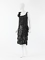 Evening dress, House of Chanel (French, founded 1910), silk, plastic, French