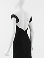 Evening dress, House of Chanel (French, founded 1910), silk, rayon, horsehair, linen, French