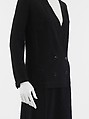 Suit, House of Chanel (French, founded 1910), wool, plastic (cellulose nitrate), French