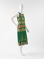 "Arrow of Gold", Paul Poiret (French, Paris 1879–1944 Paris), silk, metallic thread, French