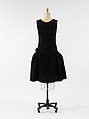 Cocktail dress, House of Balenciaga (French, founded 1937), wool, French