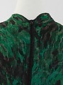 Dress, Schiaparelli (French, founded 1927), silk, metallic thread, French
