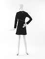 Dress, Rudi Gernreich (American (born Austria), Vienna 1922–1985 Los Angeles, California), wool, metal, American