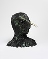 Mask, Stephen Jones (British, born 1957), feathers, plastic, crystal, synthetic, wool, British