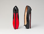 Pumps, Christian Louboutin (French, born 1963), leather, plastic (vinyl), French