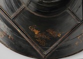 Hat, (a) grass or rush  
(b, c) lacquered bamboo, British