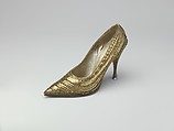 Pumps, Mabel Julianelli (Brooklyn 1909–1994 Long Island), metal, plastic, American