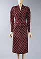 Suit, Elsa Schiaparelli (Italian, 1890–1973), rayon, plastic (cellulose acetate, cellulose nitrate), French