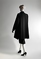 Coat, Charles James (American, born Great Britain, 1906–1978), wool, silk, American
