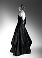 Evening dress, Charles James (American, born Great Britain, 1906–1978), silk, American