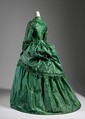 Dress, silk, British