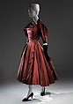 Dress, Charles James (American, born Great Britain, 1906–1978), silk, American