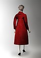 Coat, Charles James (American, born Great Britain, 1906–1978), wool, silk, American