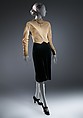 Dress, Charles James (American, born Great Britain, 1906–1978), silk, cotton, American