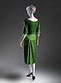 Dress, Charles James (American, born Great Britain, 1906–1978), wool, American
