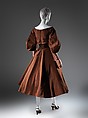 Cocktail dress, Charles James (American, born Great Britain, 1906–1978), silk, American