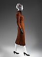 Dress, Charles James (American, born Great Britain, 1906–1978), wool, American