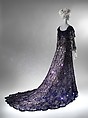 Evening dress, silk, gelatin, French