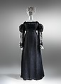 Dress, silk, British