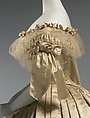 Wedding dress, silk, American