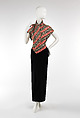Evening dress, Mainbocher (French and American, founded 1930), silk, wool, French