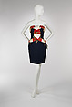 Dress, House of Moschino (Italian, founded 1983), acetate, rayon, metal, Italian