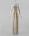 Evening dress, Giorgio Armani (Italian, founded 1974), silk, plastic, Italian