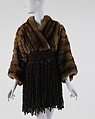 Jacket, Christian Lacroix (French, born 1951), sable, silk, French