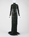 Evening dress, Gianni Versace (Italian, founded 1978), leather, Italian