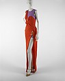 Evening dress, Versace Couture (Italian, founded 1992), synthetic fiber, metal, Italian