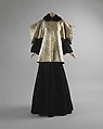 Evening jacket, House of Lanvin (French, founded 1889), silk, metallic thread, fur, French