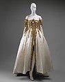 Evening ensemble, House of Chanel (French, founded 1910), silk, metal, French