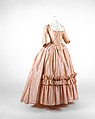 Robe à l'anglaise, silk, French