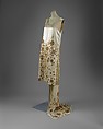 Evening dress, House of Worth (French, 1858–1956), silk, beads, metal thread, French