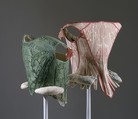 Corset, silk, cotton, wood, baleen, European