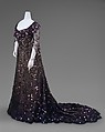 Evening dress, silk, gelatin, French