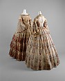 Ensemble, silk, wool, American or European