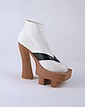 Ensemble, Byron Lars (American, born 1965), a) silk, synthetic, metal
b) synthetic
c, d) leather, wood, American