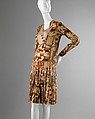 Ensemble, Nemser Gowns, Inc. (American, 1920–1931), (a) silk, plastic; (b) silk, wool, American