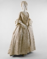 Robe à la française, silk, French