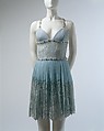 Evening dress, Gianni Versace (Italian, founded 1978), silk, metal, Italian