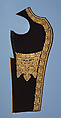 Habit à la disposition, silk, metal thread, cotton, French