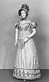 Dress, silk, British