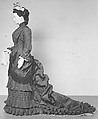 Wedding dress, silk, American