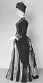 Dress, silk, French