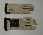 Gloves, Giorgio di Sant'Angelo American, yarn, leather, synthetic, American