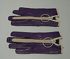 Gloves, Giorgio di Sant'Angelo American, leather, synthetic, metal, American