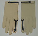 Gloves, Giorgio di Sant'Angelo American, cotton, leather, American