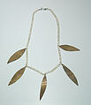 Necklace, Giorgio di Sant'Angelo American, synthetic, metal, American