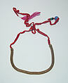 Necklace, Giorgio di Sant'Angelo American, metal, plastic, American